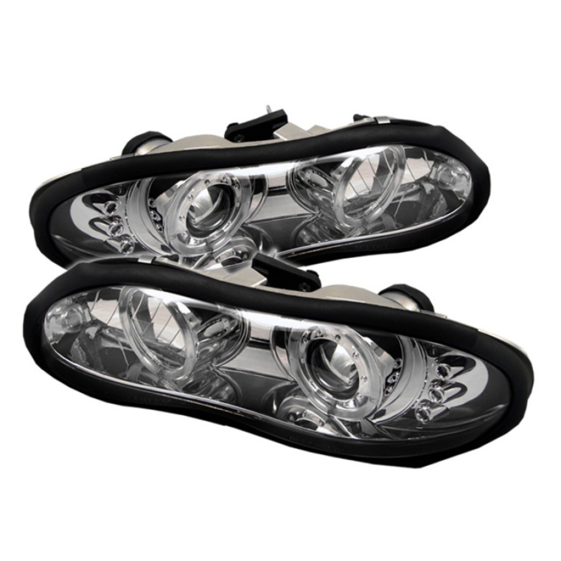 Picture of Spyder Chevy Camaro 98-02 Projector Headlights LED Halo LED Chrm - Low H1 PRO-YD-CCAM98-HL-C