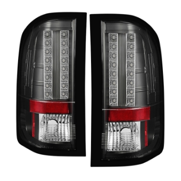 Picture of Spyder Chevy Silverado 07-13 LED Tail Lights Blk ALT-YD-CS07-LED-BK