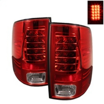Picture of Spyder Dodge Ram 1500 09-14 LED Tail Lights Incandescent- Red Clear ALT-YD-DRAM09-LED-RC