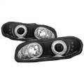 Picture of Spyder Chevy Camaro 98-02 Projector Headlights LED Halo LED Blk - Low H1 PRO-YD-CCAM98-HL-BK