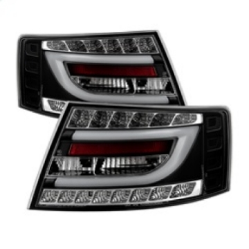 Picture of Spyder Audi A6 05-08 4Dr Sedan Only Version 2 Light Bar LED Tail Lights Blk ALT-YD-AA605V2-LBLED-BK