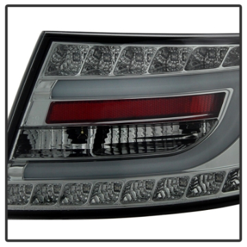 Picture of Spyder Audi A6 05-08 4Dr Sedan Only Light Bar LED Tail Lights Smke ALT-YD-AA605V2-LBLED-SM
