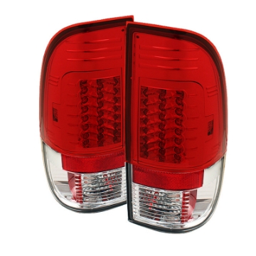 Picture of Spyder Ford F150 Styleside 97-03-F250 Version 2 LED Tail Lights Red Clear ALT-YD-FF15097-LED-G2-RC