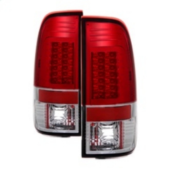 Picture of Spyder Ford F150 Styleside 97-03-F250 Version 2 LED Tail Lights Red Clear ALT-YD-FF15097-LED-G2-RC
