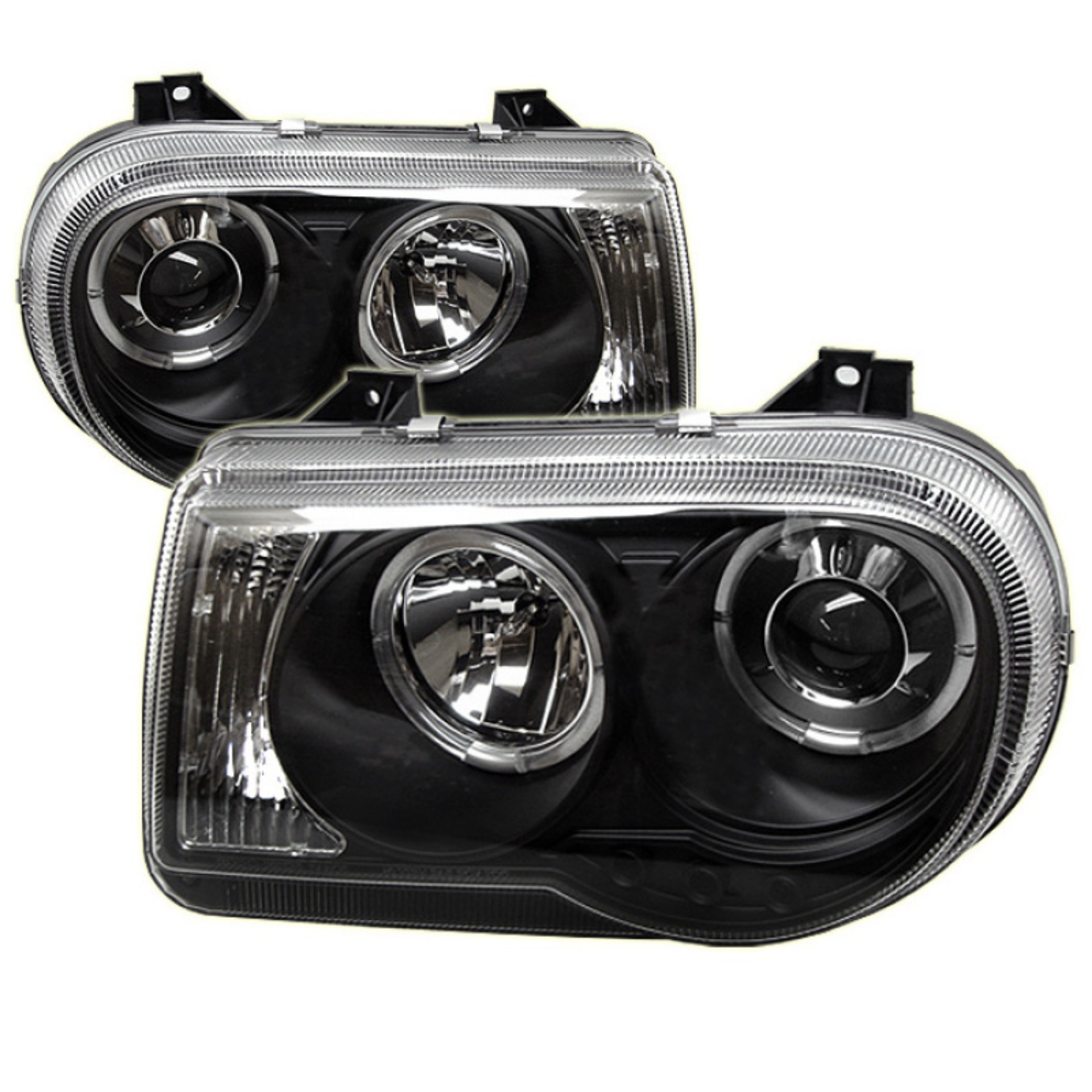 Picture of Spyder Chrysler 300C 05-10 Projector Headlights LED Halo LED Blk Not Included PRO-YD-C300C-HL-BK