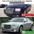 Picture of Spyder Chrysler 300C 05-10 Projector Headlights LED Halo LED Smke Not Included PRO-YD-C300C-HL-SM