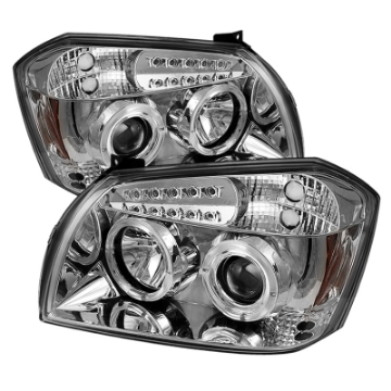 Picture of Spyder Dodge Magnum 05-07 Projector Headlights LED Halo LED Chrm Not Included PRO-YD-DMAG05-LED-C