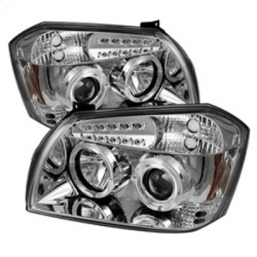 Picture of Spyder Dodge Magnum 05-07 Projector Headlights LED Halo LED Chrm Not Included PRO-YD-DMAG05-LED-C