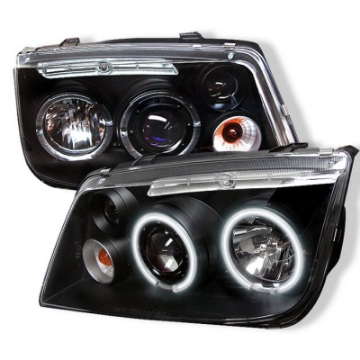 Picture of Spyder Volkswagen Jetta 99-05 Projector Headlights CCFL Halo Blk PRO-YD-VJ99-CCFL-BK