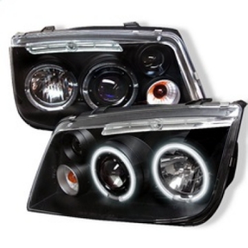 Picture of Spyder Volkswagen Jetta 99-05 Projector Headlights CCFL Halo Blk PRO-YD-VJ99-CCFL-BK