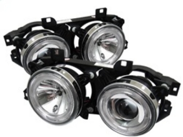 Picture of Spyder BMW E34 5-Series 89-94 Projector Headlights NO FIT 750 LED Halo Chrm PRO-YD-BMWE34-HL-C