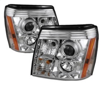 Picture of Spyder Cadillac Escalade 02-06 Projector Xenon-HID Model- LED Halo DRL Chrm PRO-YD-CE02-HID-DRL-C
