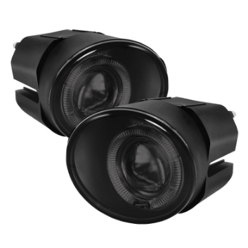 Picture of Spyder Nissan Maxima 00-01-Frontier 01-04 Projector Fog Lights w-swch Smke FL-P-NM00-HL-SM