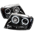 Picture of Spyder Jeep Grand Cherokee 99-04 Projector Headlights CCFL Halo LED Blk - PRO-YD-JGC99-CCFL-BK
