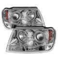 Picture of Spyder Jeep Grand Cherokee 99-04 Projector Headlights LED Halo LED Chrm - PRO-YD-JGC99-HL-C