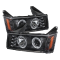 Picture of Spyder Chevy Colorado 04-12 Projector Headlights Halogen- LED Halo Blk PRO-YD-CCO04-HL-BK