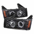 Picture of Spyder Chevy Colorado 04-12 Projector Headlights Halogen- LED Halo Blk PRO-YD-CCO04-HL-BK