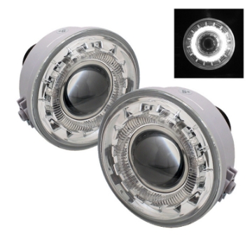 Picture of Spyder Ford F150 06-10 Halo Projector Fog Lights w-swch Clear FL-P-FF15006-HL