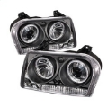Picture of Spyder Chrysler 300 05-08 Projector Headlights LED Halo LED Blk Not Included PRO-YD-C305-HL-BK