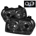 Picture of Spyder Chrysler 300 05-08 Projector Headlights LED Halo LED Smke Not Included PRO-YD-C305-HL-SM