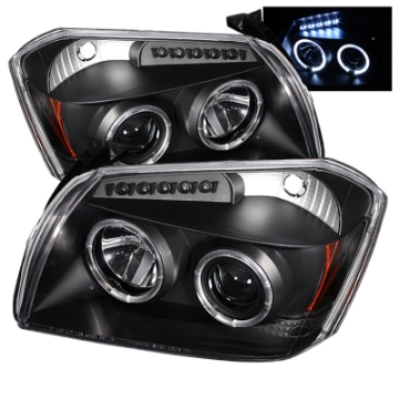 Picture of Spyder Dodge Magnum 05-07 Projector Headlights LED Halo LED Blk Not Included PRO-YD-DMAG05-LED-BK
