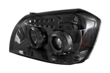 Picture of Spyder Dodge Magnum 05-07 Projector Headlights LED Halo LED Smke Not Included PRO-YD-DMAG05-LED-SM