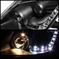 Picture of Spyder Nissan 350Z 06-08 Projector Headlights Xenon-HID Model- DRL Blk PRO-YD-N350Z06-HID-DRL-BK