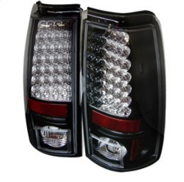 Picture of Spyder Chevy Silverado 1500 99-02 Not Fit Stepside LED Tail Lights Blk ALT-YD-CS99-LED-BK