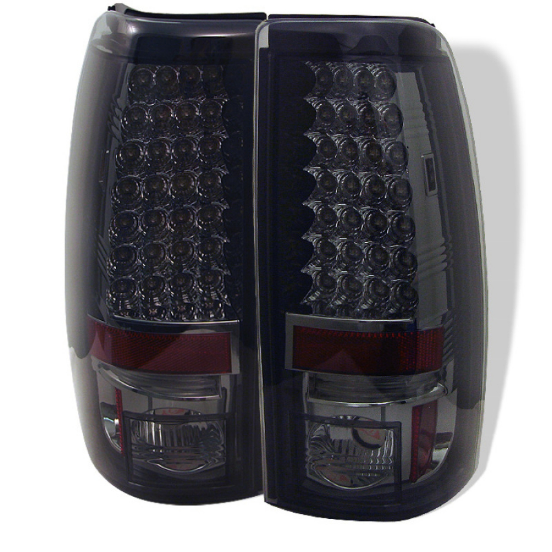 Picture of Spyder Chevy Silverado 1500 99-02 Not Fit Stepside LED Tail Lights Smke ALT-YD-CS99-LED-SM