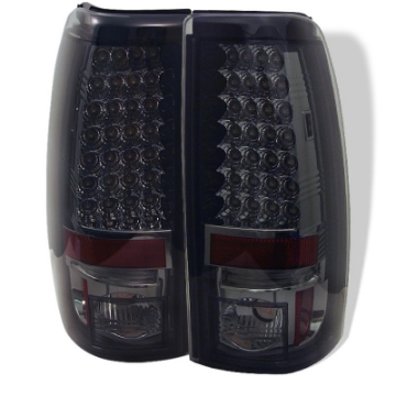 Picture of Spyder Chevy Silverado 1500 99-02 Not Fit Stepside LED Tail Lights Smke ALT-YD-CS99-LED-SM