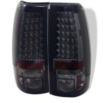 Picture of Spyder Chevy Silverado 1500 99-02 Not Fit Stepside LED Tail Lights Smke ALT-YD-CS99-LED-SM