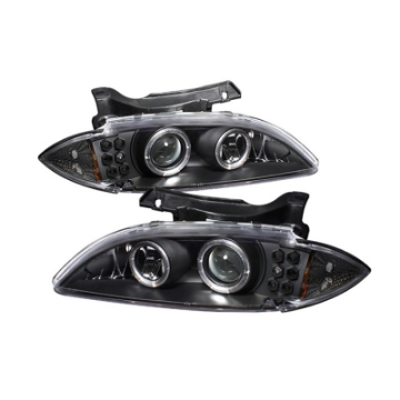 Picture of Spyder Chevy Cavalier 95-99 Projector Headlights LED Halo Replaceable LEDs Blk PRO-YD-CCAV95-BK