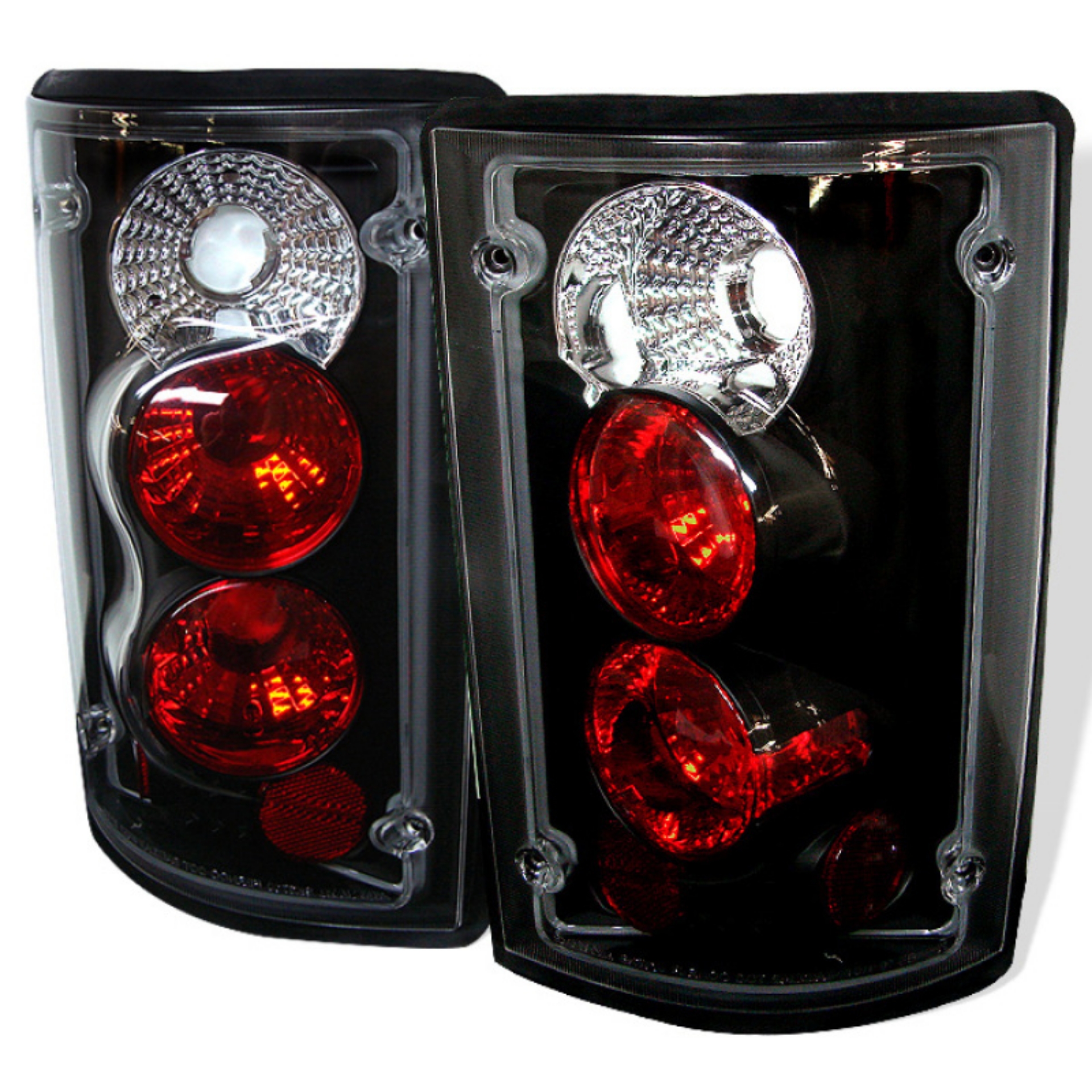 Picture of Spyder Ford Excursion 00-06-Econoline 150-250-350-450-550 95-06 Euro Tail Lights Blk ALT-YD-FEC00-BK