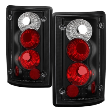 Picture of Spyder Ford Excursion 00-06-Econoline 150-250-350-450-550 95-06 Euro Tail Lights Blk ALT-YD-FEC00-BK