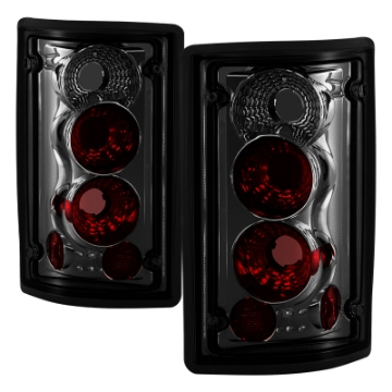Picture of Spyder Ford Excursion 00-06-Econoline 150-250-350-450-550 95-06 Euro Tail Lights Smk ALT-YD-FEC00-SM