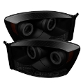 Picture of Spyder Dodge Ram 1500 06-08 06-09 Projector Headlights CCFL Halo LED Blk Smke PRO-YD-DR06-CCFL-BSM