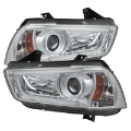 Picture of Spyder Dodge Charger 11-14 Projector Headlights Xenon-HID Model- DRL Chrm PRO-YD-DCH11-LTDRL-HID-C