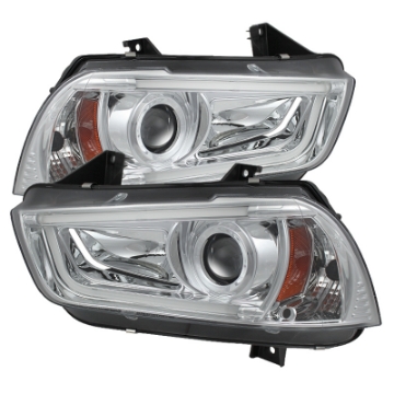 Picture of Spyder Dodge Charger 11-14 Projector Headlights Xenon-HID Model- DRL Chrm PRO-YD-DCH11-LTDRL-HID-C
