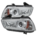 Picture of Spyder Dodge Charger 11-14 Projector Headlights Xenon-HID Model- DRL Chrm PRO-YD-DCH11-LTDRL-HID-C