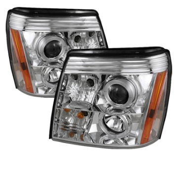 Picture of Spyder Cadillac Escalade 02-06 Projector Halogen Model- LED Halo DRL Chrm PRO-YD-CE02-DRL-C