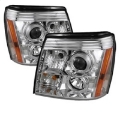 Picture of Spyder Cadillac Escalade 02-06 Projector Halogen Model- LED Halo DRL Chrm PRO-YD-CE02-DRL-C