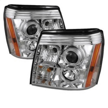 Picture of Spyder Cadillac Escalade 02-06 Projector Halogen Model- LED Halo DRL Chrm PRO-YD-CE02-DRL-C