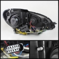 Picture of Spyder Mercedes Benz W204 C-Class 12-13 Projector Halogen Model- DRL Chrm PRO-YD-MBW20412-DRL-C