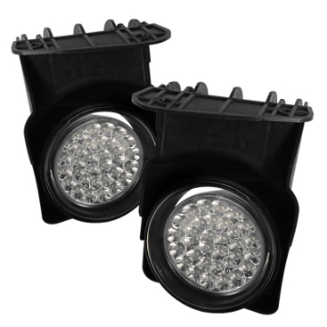 Picture of Spyder GMC Sierra 1500-2500 03-06 03-06 LED Fog Lights w-Switch Clear FL-LED-GS03-C