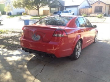 Picture of Spyder Pontiac G8 08-09 LED Tail Lights Red Clear ALT-YD-PG808-LED-RC