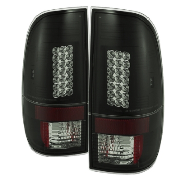 Picture of Spyder Ford F150 side 97-03-F250 Super Duty 99-07 LED Tail Lights Blk Smke ALT-YD-FF15097-LED-BSM
