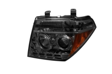 Picture of Spyder Nissan Frontier 05-08 Projector Headlights LED Halo LED Smke PRO-YD-NF05-HL-SM