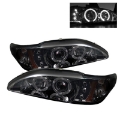 Picture of Spyder Ford Mustang 94-98 1PC Projector LED Halo Amber Reflector LED Smk PRO-YD-FM94-1PC-AM-SMC