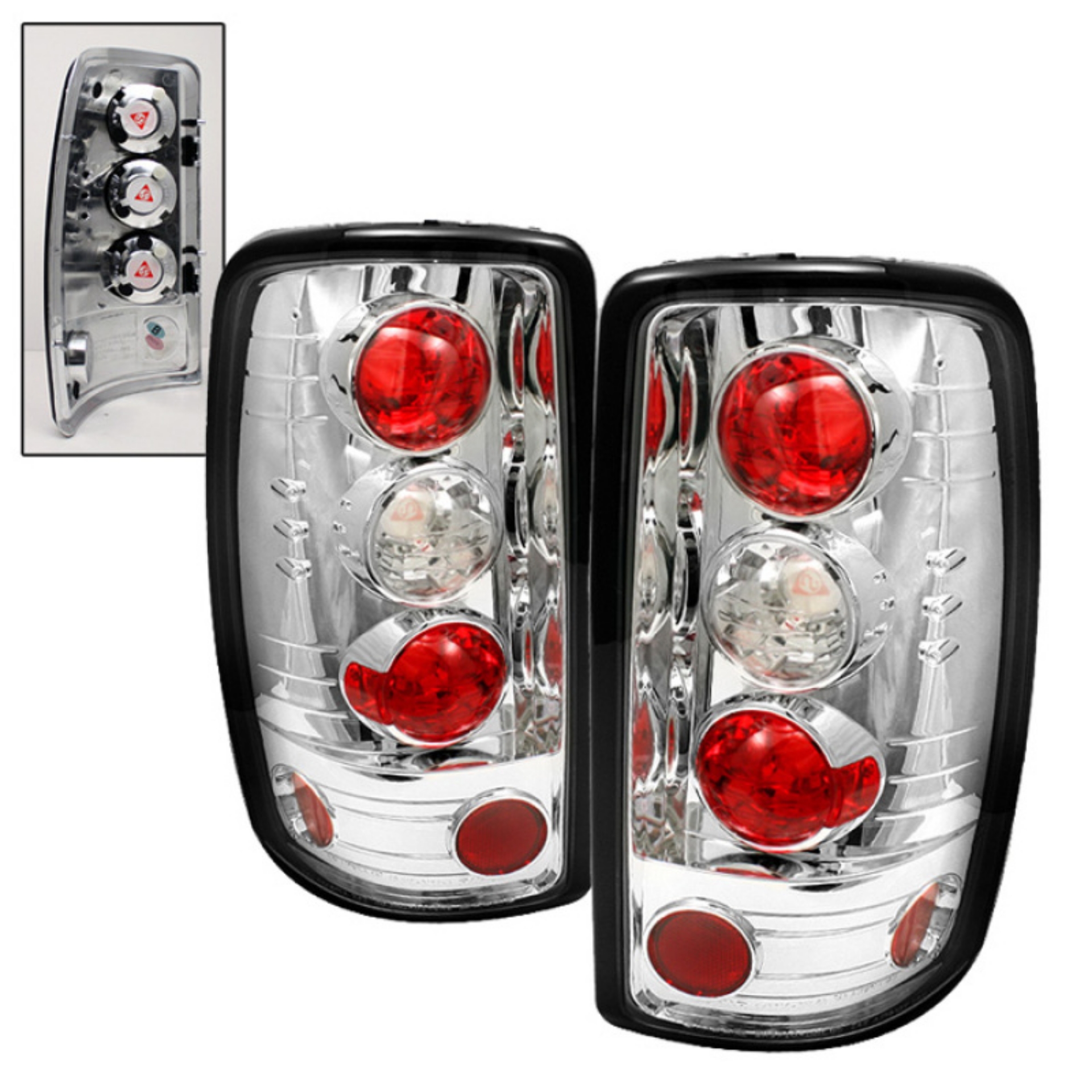 Picture of Spyder Chevy Suburban-GMC Yukon- Yukon Denali 00-06 Euro Tail Lights Chrm ALT-YD-CD00-BD-C