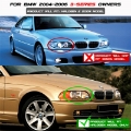Picture of Spyder BMW E46 3-Series 04-06 2 DR Projector Halogen Model- LED Halo Blk PRO-YD-BMWE4604-2DR-HL-BK